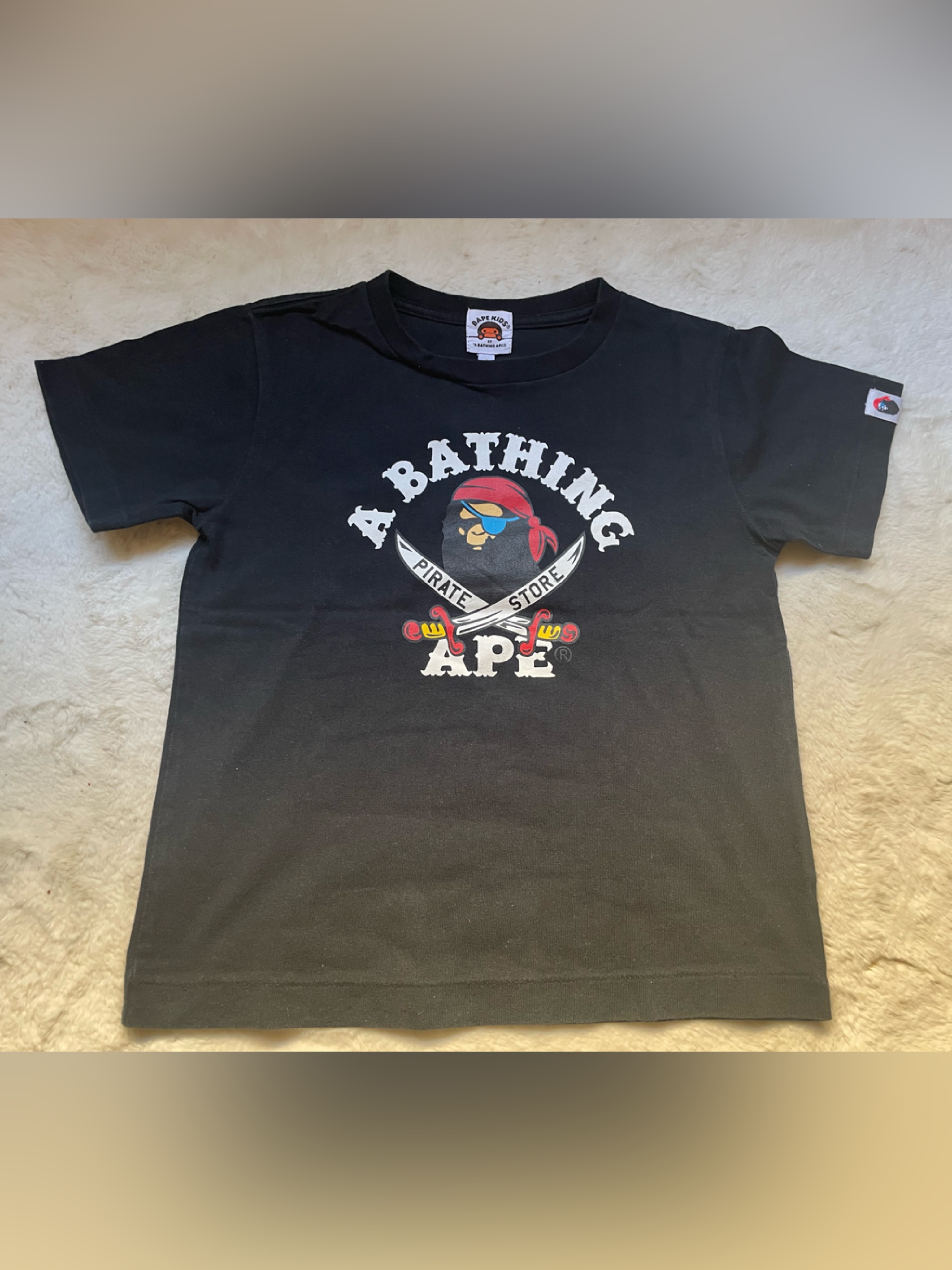 Bape Kids Black Tee